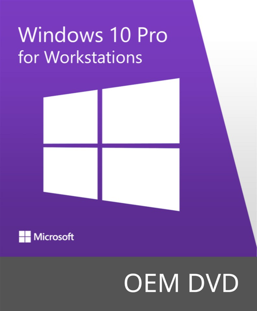 System operacyjny Microsoft Windows 10 Pro for Workstations x64 Eng Intl 1pk DSP OEI DVD (HZV-00055) - obraz 1