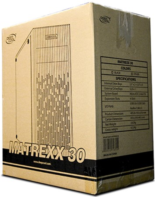 Корпус DeepCool Matrexx 30 Black (DP-MATX-MATREXX30) - зображення 10