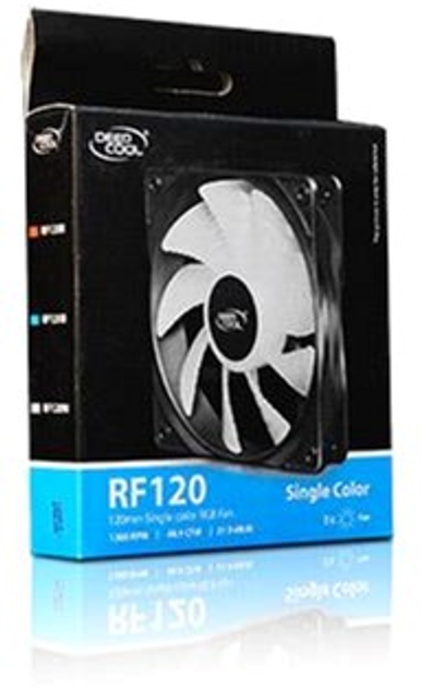 Кулер DeepCool RF120R Black-White (DP-FLED-RF120-RD) - зображення 6