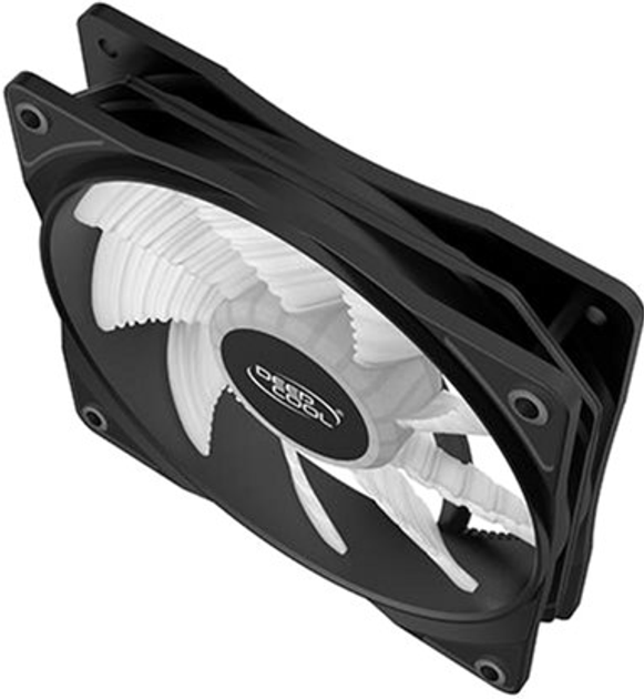 Кулер DeepCool RF120B Black-White (DP-FLED-RF120-BL) - зображення 4