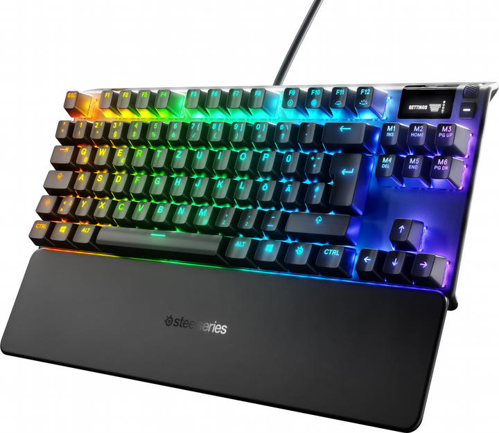 Клавіатура дротова SteelSeries Apex 7 TKL USB US (5707119032728) - зображення 3