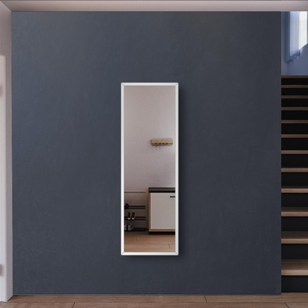 Дзеркало настінне Mirror Trade 120x40 см у пластиковій рамі біле (ROZ6400091216) - зображення 5