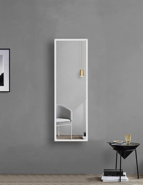 Дзеркало настінне Mirror Trade 120x40 см у пластиковій рамі біле (ROZ6400091216) - зображення 6