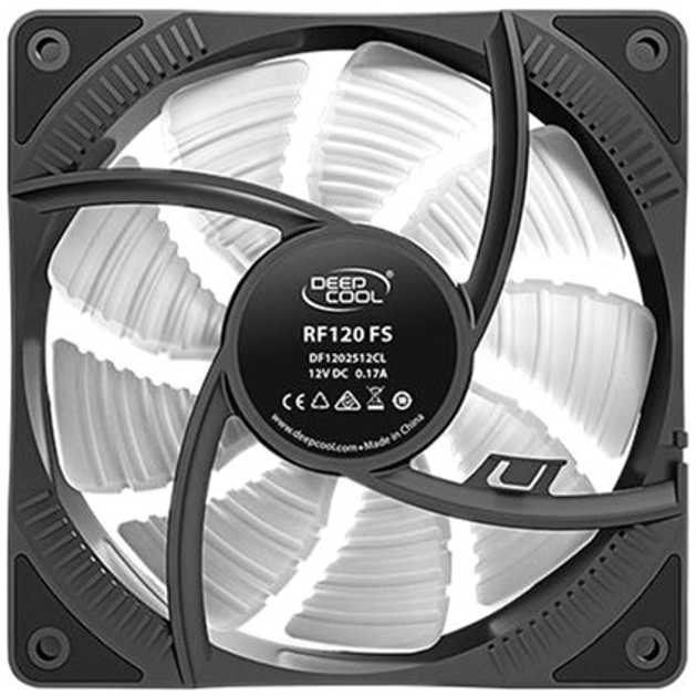 Кулер DeepCool RF120FS Black-White (DP-FLED3-RF120-FS) - зображення 4