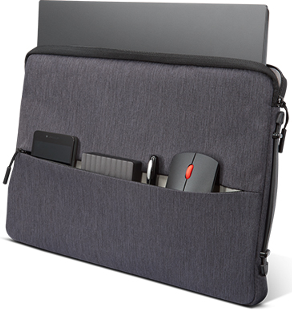 Чохол для ноутбука Lenovo Laptop Urban Sleeve Case 14" Charcoal Grey (GX40Z50941) - зображення 3