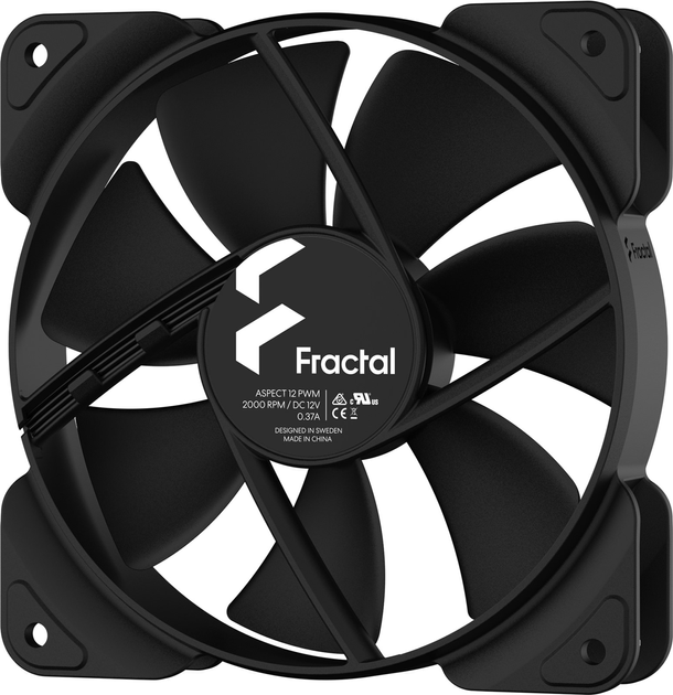 Chłodzenie Fractal Design Aspect 12 PWM Black (FD-F-AS1-1203) - obraz 2