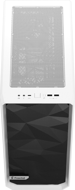 Корпус Fractal Design Meshify 2 Compact Clear Tempered Glass White (FD-C-MES2C-05) - зображення 7