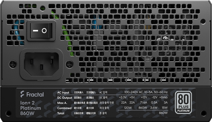 Zasilacz Fractal Design Ion + 2 Platinum 860W (FD-P-IA2P-860-EU) - obraz 7