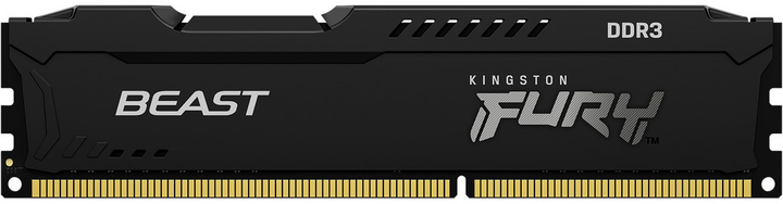 Pamięć Kingston Fury DDR3-1600 4096 MB PC3-12800 Beast Black (KF316C10BB/4) - obraz 1