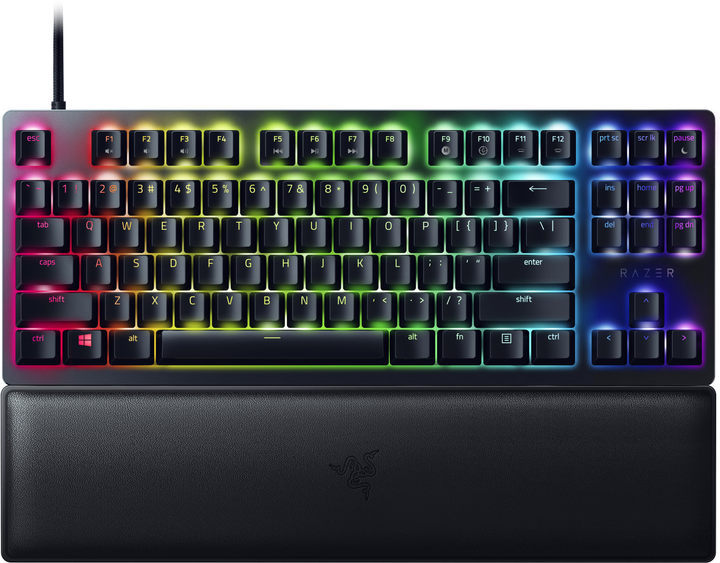 Клавіатура дротова Razer Huntsman V2 Tenkeyless Red Optical Switch RU USB (RZ03-03940800-R3R1) - зображення 1