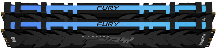 Оперативна пам'ять Kingston Fury DDR4-3600 32768 MB PC4-28800 (Kit of 2x16384) Renegade RGB 2Rx8 Black (KF436C16RB1AK2/32) - зображення 2