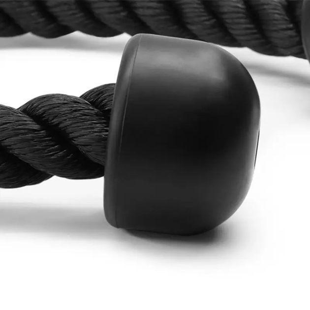 Канат для тяги York Fitness подвійний хват на трицепс з обертовим підвісом, хром - Фото 3 Канат для тяги York Fitness подвійний хват на трицепс з обертовим підвісом, хром - зображення 3