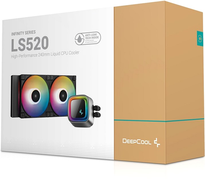 Система рідинного охолодження DeepCool LS520 Black (R-LS520-BKAMNT-G-1) - зображення 9