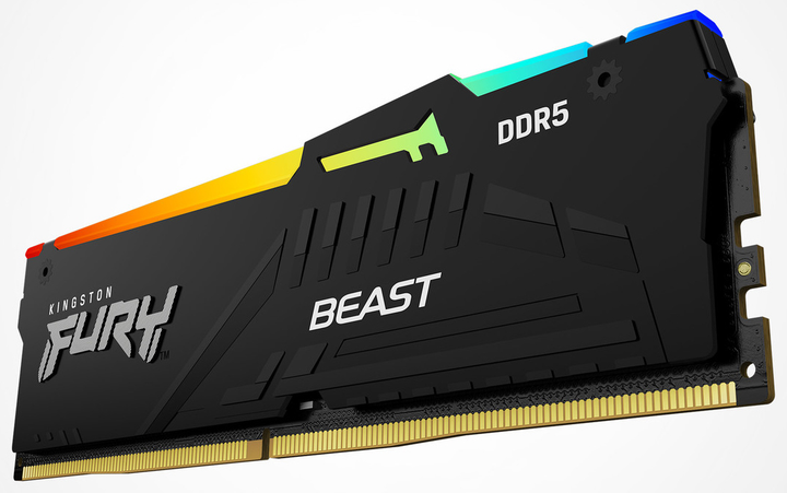 Оперативна пам'ять Kingston FURY DDR5-5200 32768MB PC5-41600 (Kit of 2x16384) Beast RGB AM5 Black (KF552C36BBEAK2-32) - зображення 5