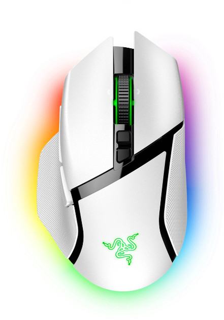 Mysz Razer Basilisk V3 Pro Wireless White (RZ01-04620200-R3G1) - obraz 1