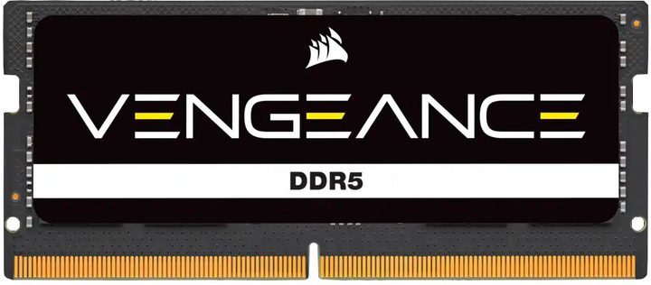 Оперативна пам'ять Corsair SO-DIMM DDR5-4800 16384MB PC5-38400 Vengeance Black (CMSX16GX5M1A4800C40) - зображення 1