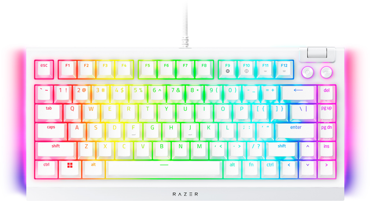 Klawiatura przewodowa Razer BlackWidow V4 75% US White (RZ03-05001700-R3M1) - obraz 3