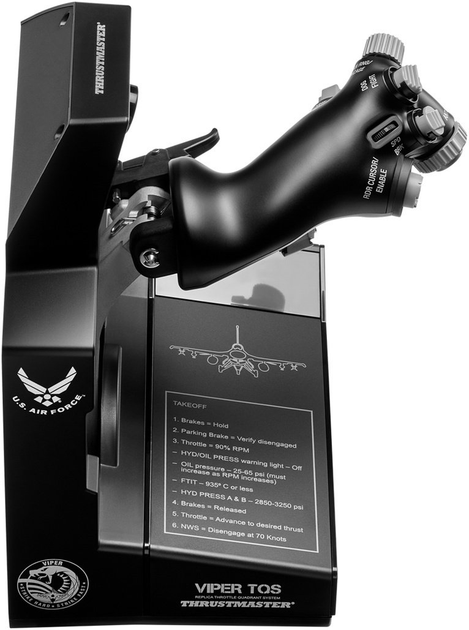 Dźwignia sterowania silnikiem Thrustmaster Viper TQS PC (3362934003272) - obraz 3