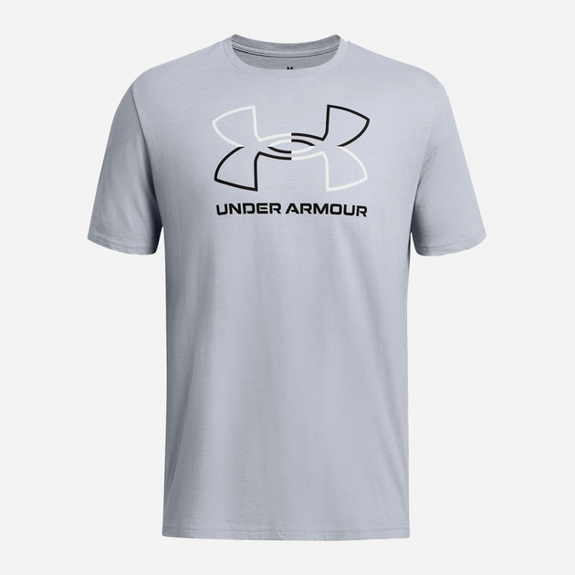 Футболка довга чоловіча Under Armour UA GL Foundation Update SS 1382915-011 M Сіра (196885634994) - зображення 3
