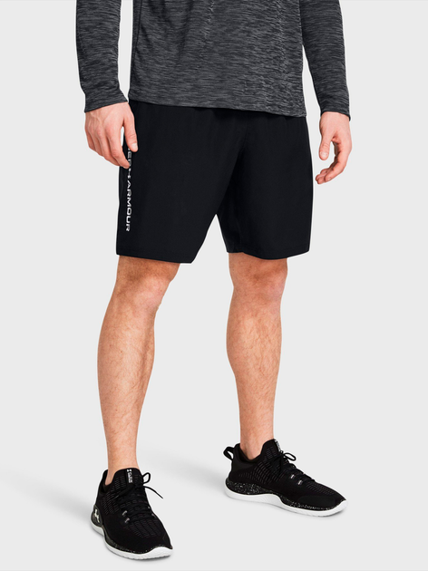Спортивные шорты мужские Under Armour UA Tech Woven Wordmark Short 1383356-001 S Черные (196885605840) 