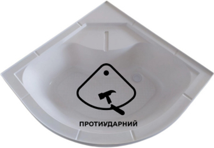 Душовий піддон AQUASTREAM 99 H протиударний - зображення 2