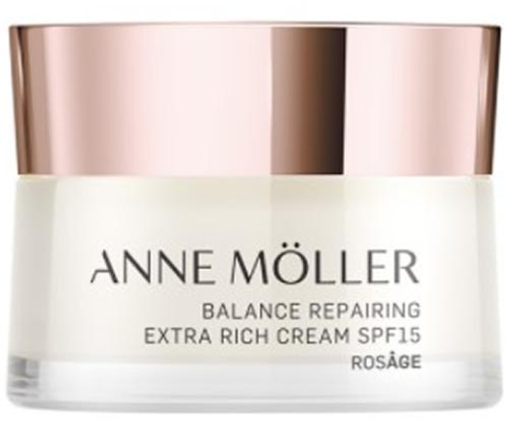 Krem z filtrem do twarzy Anne Möller Rosâge Balance Repairing Extra Rich Spf15 50 ml (8058045430018) - obraz 1