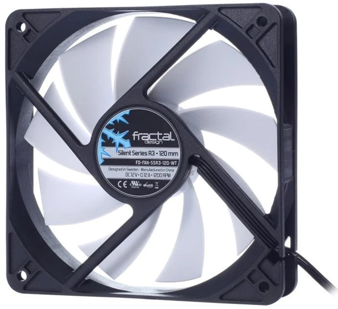 Chłodzenie Fractal Design Silent R3 140 (FD-FAN-SSR3-140-WT) - obraz 1