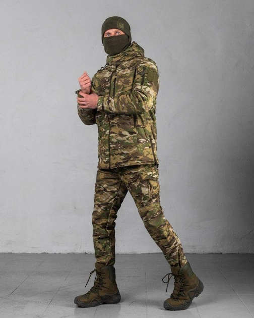 Зимовий тактичний костюм софтшел explorer мультикам (подвійний фліс) 2XL - зображення 2