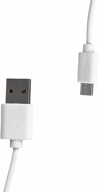 Kabel Whitenergy USB Type-A - micro-USB 2 m White (5908214367207) - obraz 1