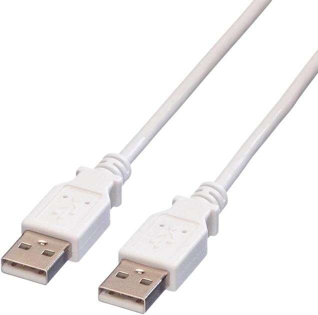 Kabel Value USB Type-A - USB Type-A 0.8 m White (11.99.8909) - obraz 1