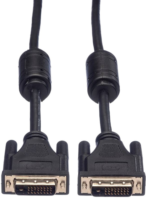 Kabel Roline DVI-D - DVI-D 1 m Black (1322645) - obraz 2