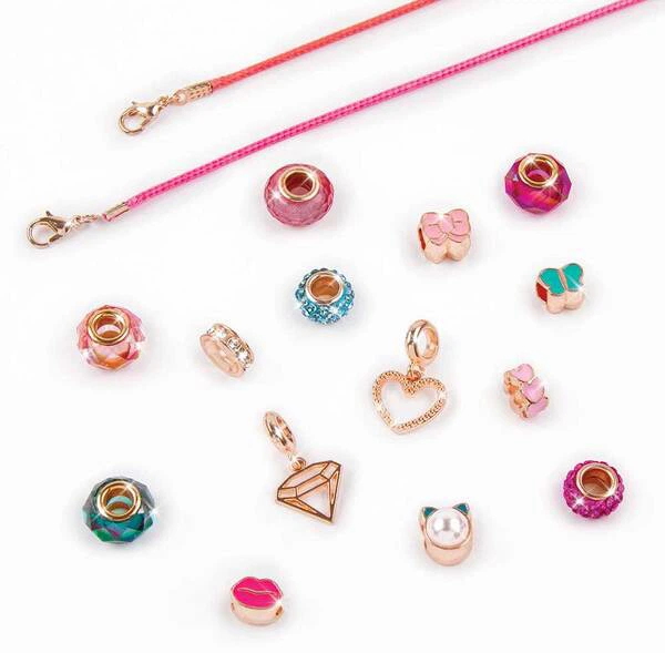 Mini-zestaw do robienia bransoletek Make it Real Beauty in Pink (695929017088) - obraz 2