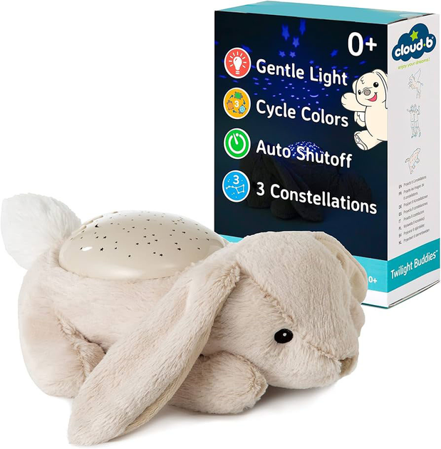 Zabawka z lampką nocną Cloud B Dream Buddies Bunny (0872354012899) - obraz 1