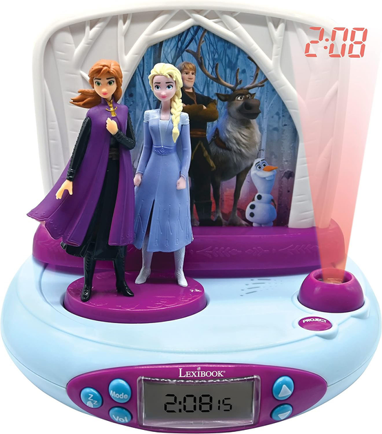 Нічник-будильник Lexibook Disney Frozen (3380743080352) - зображення 2