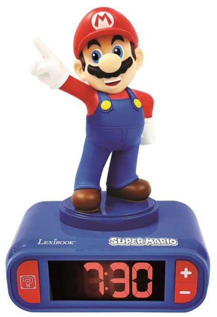 Lampka-budzik Lexibook Super Mario (3380743085203) - obraz 2