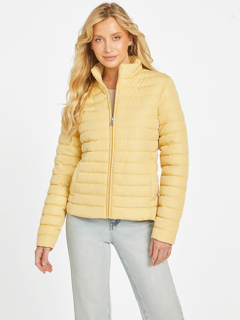 Демісезонна куртка жіноча Guess Q3OL08WEZT2-A210 XL Жовта (7621701328779) - зображення 1