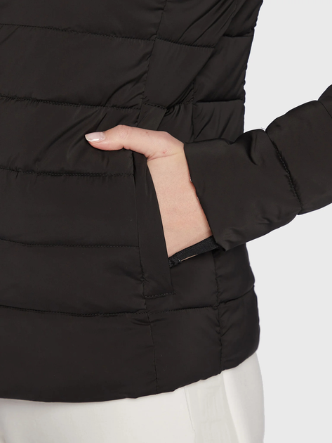 Kurtka przejściowa damska krótka Guess V3RL06WF3X0-JBLK XL Czarna (7619342780988) - obraz 4