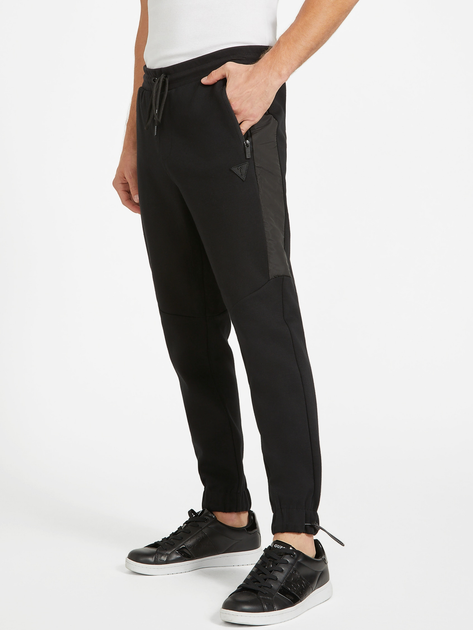 Спортивні штани чоловічі Guess X3GQ04K9PM0 L Чорні (7622078152790) - зображення 4