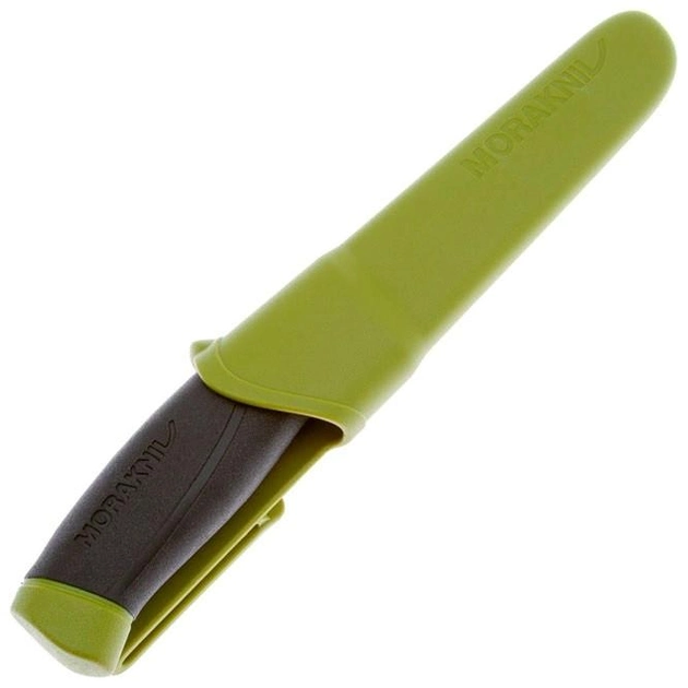 Туристический нож с чехлом Morakniv Companion (S) Olive Green Нержавеющая сталь (14075) - изображение 2