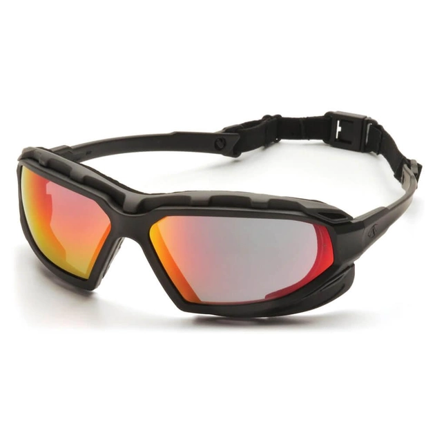 Защитные очки Highlander Plus (red) Pyramex (SBG5055DT) - изображение 1