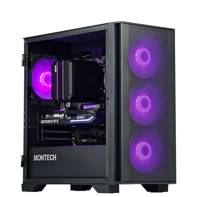 【特価】ゲーミングpc RYZEN5 7500f RTX4060 SSD1TB Игровой ПК Montech - Ryzen 5 7500F / RTX 4060 12GB / RAM 32GB DDR5
