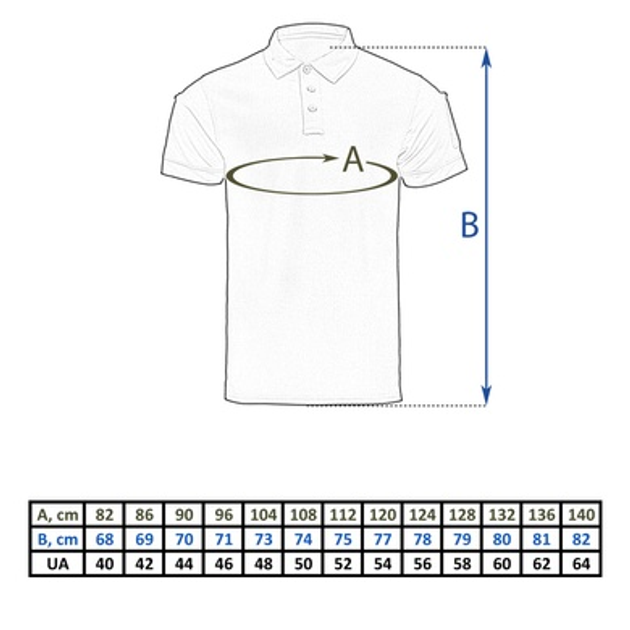 Футболка поло тактична CoolPASS Олива 46 - зображення 2
