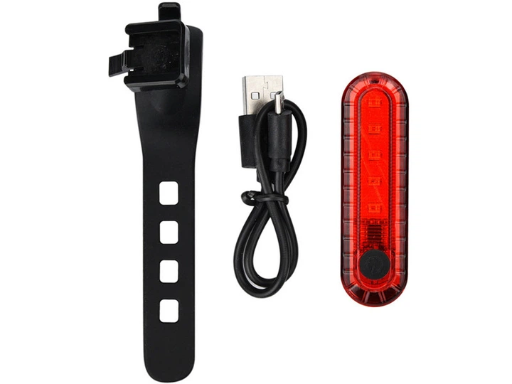 Задній стоп USB 50 Lumens для велосипеда + usb-шнур Feel Fit - зображення 5