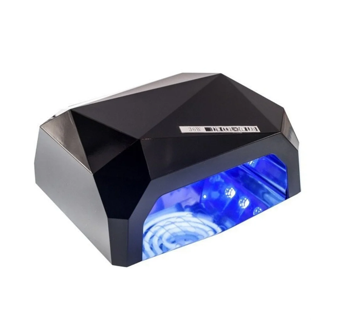 Лампа для ногтей Beauty nail CCF + LED 36W black - Фото 1 Лампа для ногтей Beauty nail CCF + LED 36W black - изображение 1