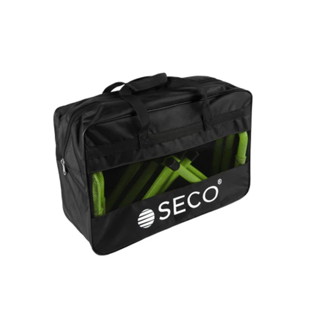 Набор тренировочных барьеров для бега SECO 15-33 см 5 шт неоновый - изображение 2