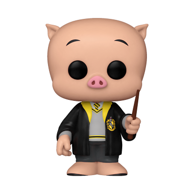 Фігурка Funko Pop Exclusive Фанко Поп Looney Tunes Porky Pig Hufflepuff Луні Тюнз Поркі Піг 10 см LT PPH 1337 - зображення 2
