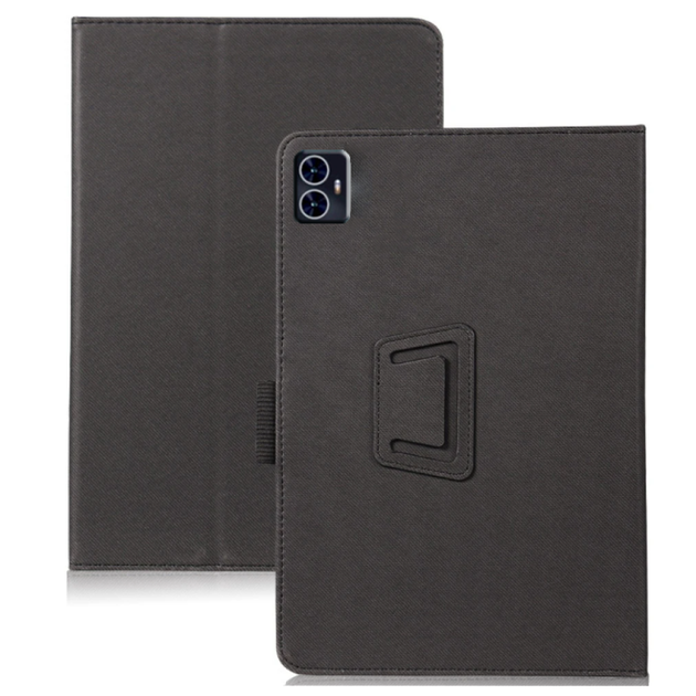 Чехол - книжка Textile Leather Case with Stand для Teclast M50 Pro, Black - Фото 2 Чехол - книжка Textile Leather Case with Stand для Teclast M50 Pro, Black - изображение 2