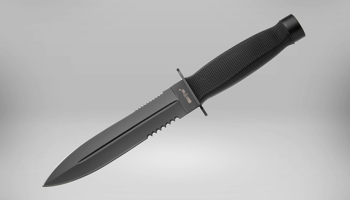 Нож Нескладной Тактический с Двусторонней заточкой и Серрейтором Commandos Dagger 928 - изображение 1