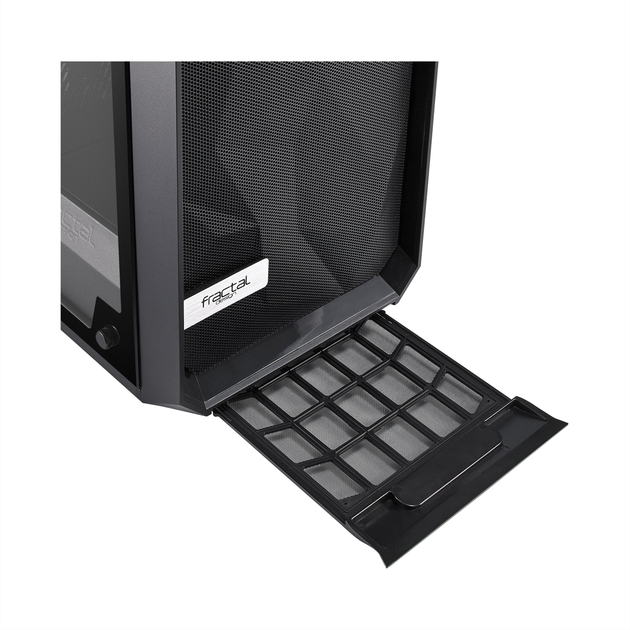 Obudowa Fractal Design Meshify C - TG Black (FD-CA-MESH-C-BKO-TGL) - obraz 9