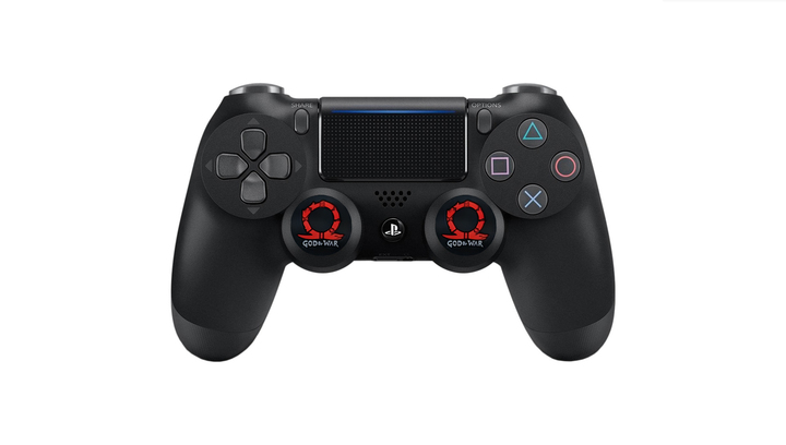 Накладки на Стики 2шт RMC God War PlayStation 5 4 3 2 1 Xbox Series One 360 Switch 2 Black - изображение 3